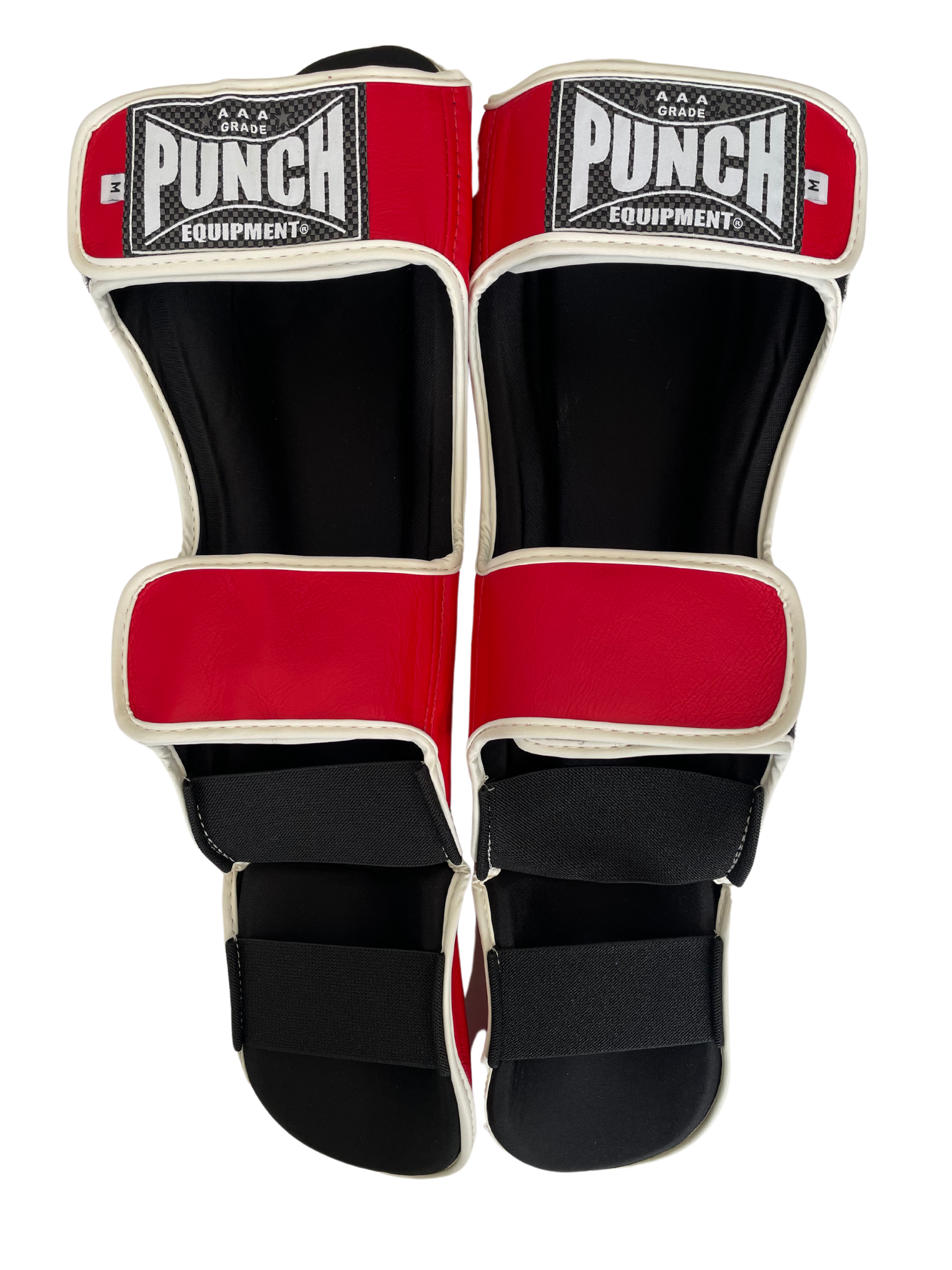 SHIN PADS - Siam™ - LEATHER - RED