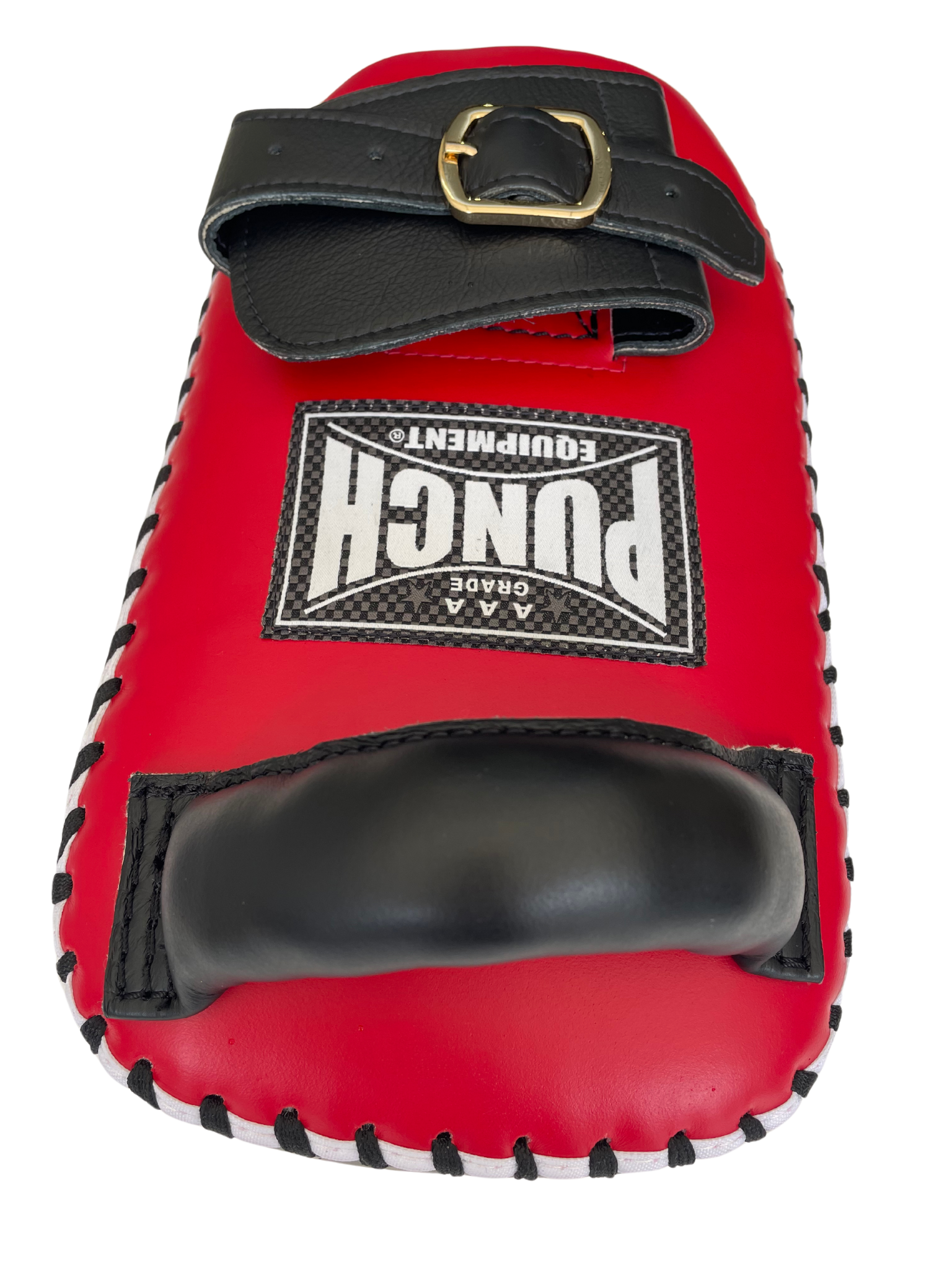 THAI PAD - Siam™ - LEATHER- SINGLE STRAP BUCKLE - RED/WHITE