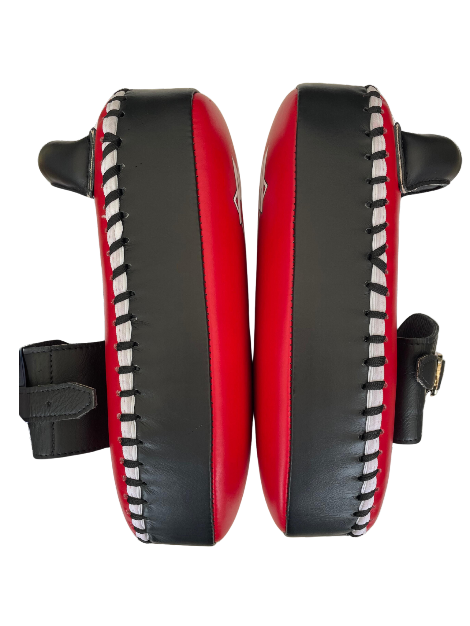 THAI PAD - Siam™ - LEATHER- SINGLE STRAP BUCKLE - RED/WHITE