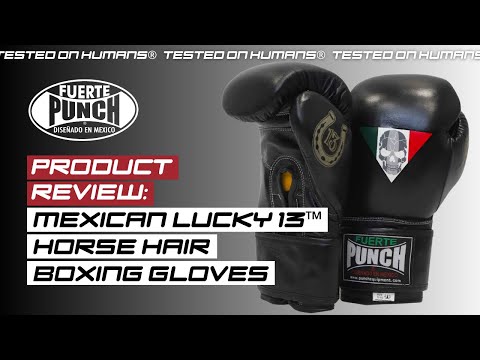 BOXING GLOVES - Mexican™ LUCKY 13 - LACE UP - WHITE