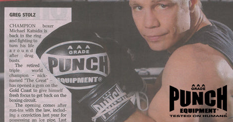 Champion Boxer Michael Katsidis is back in the ring