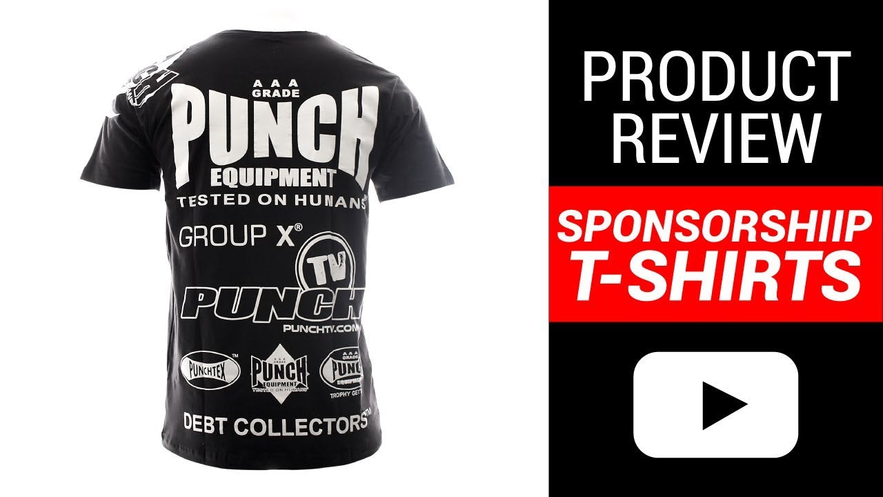 Mens Punch® Sponsorship T-Shirt – Black Review