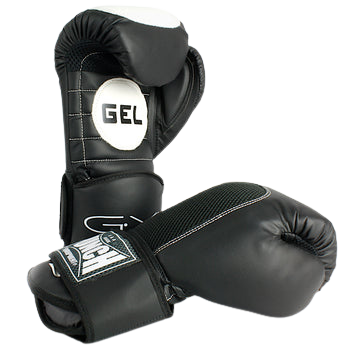 BOXING GLOVE/PAD HYBRID - Punchfit® - L - BLACK