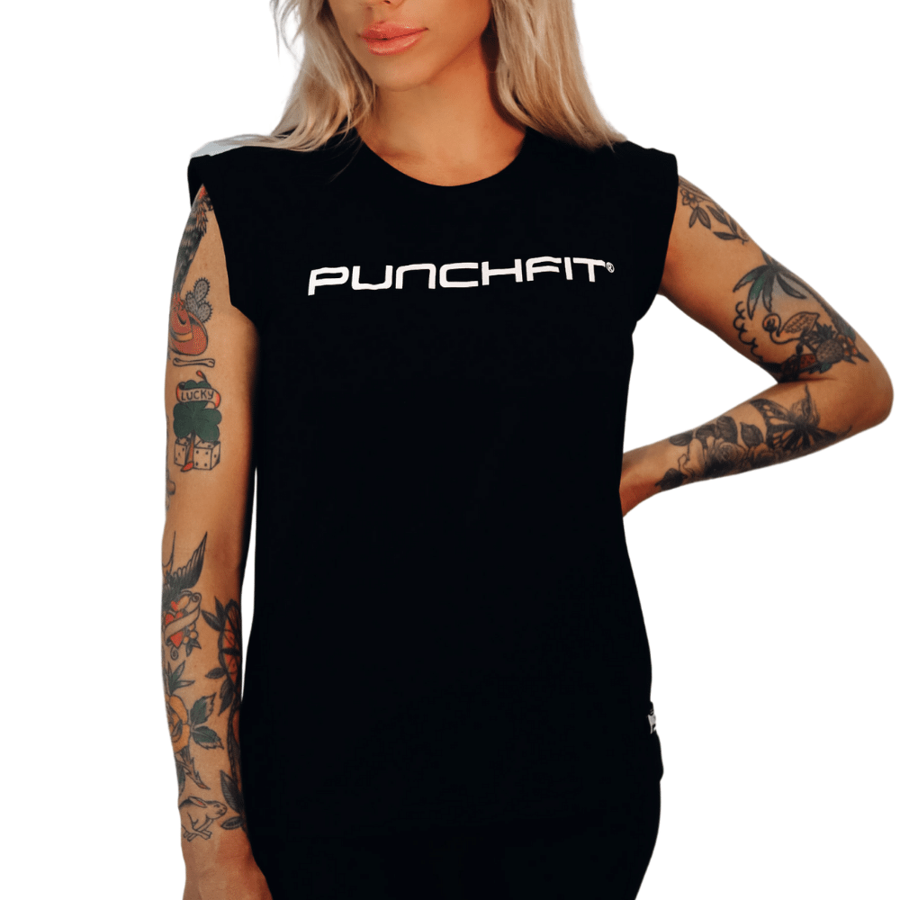 MUSCLE SHIRT - Punchfit® - WOMENS - BLACK