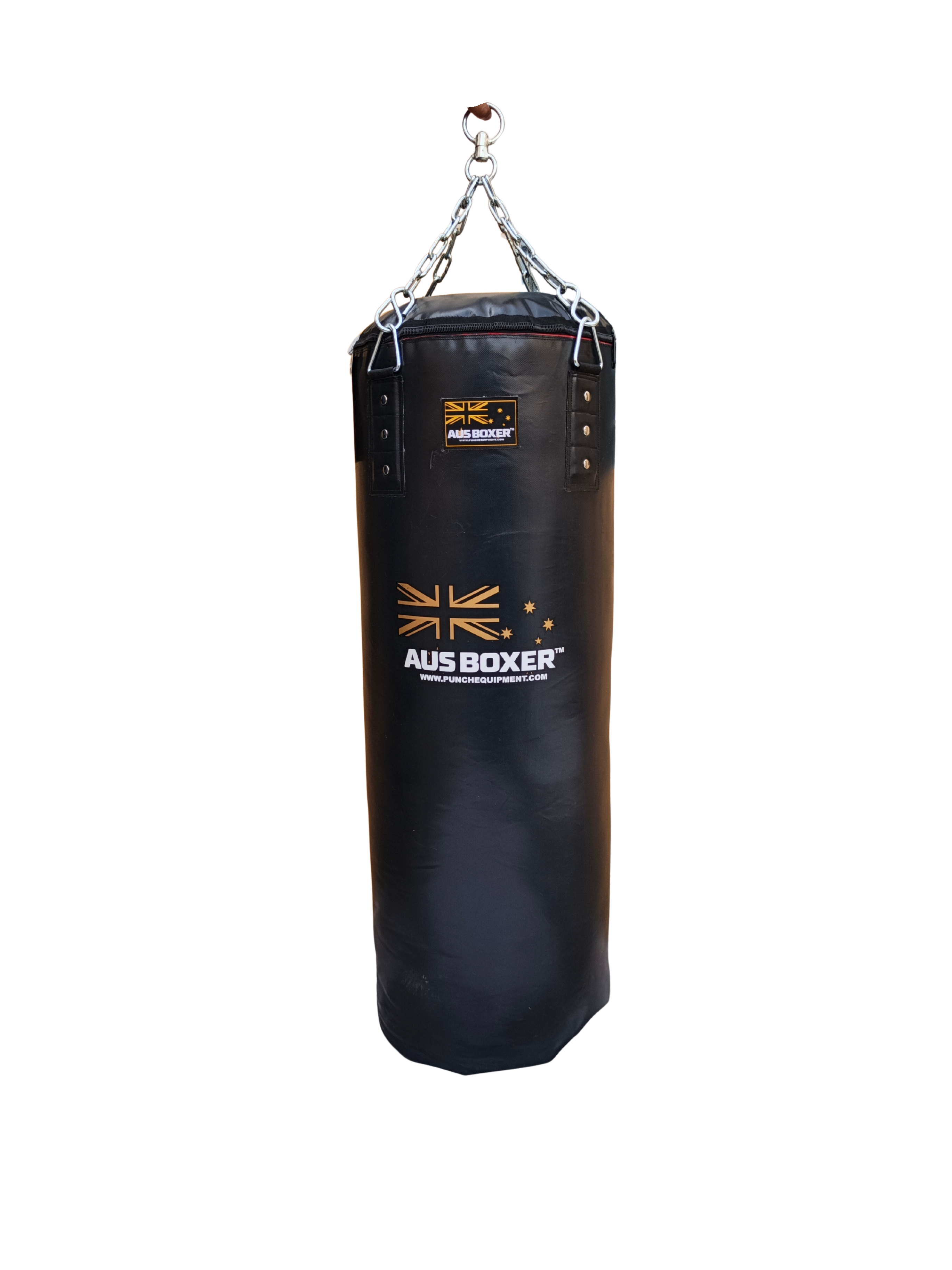 BOXING BAG - Aus Boxer™ - STUBBY - CHAIN - 4FT BLK