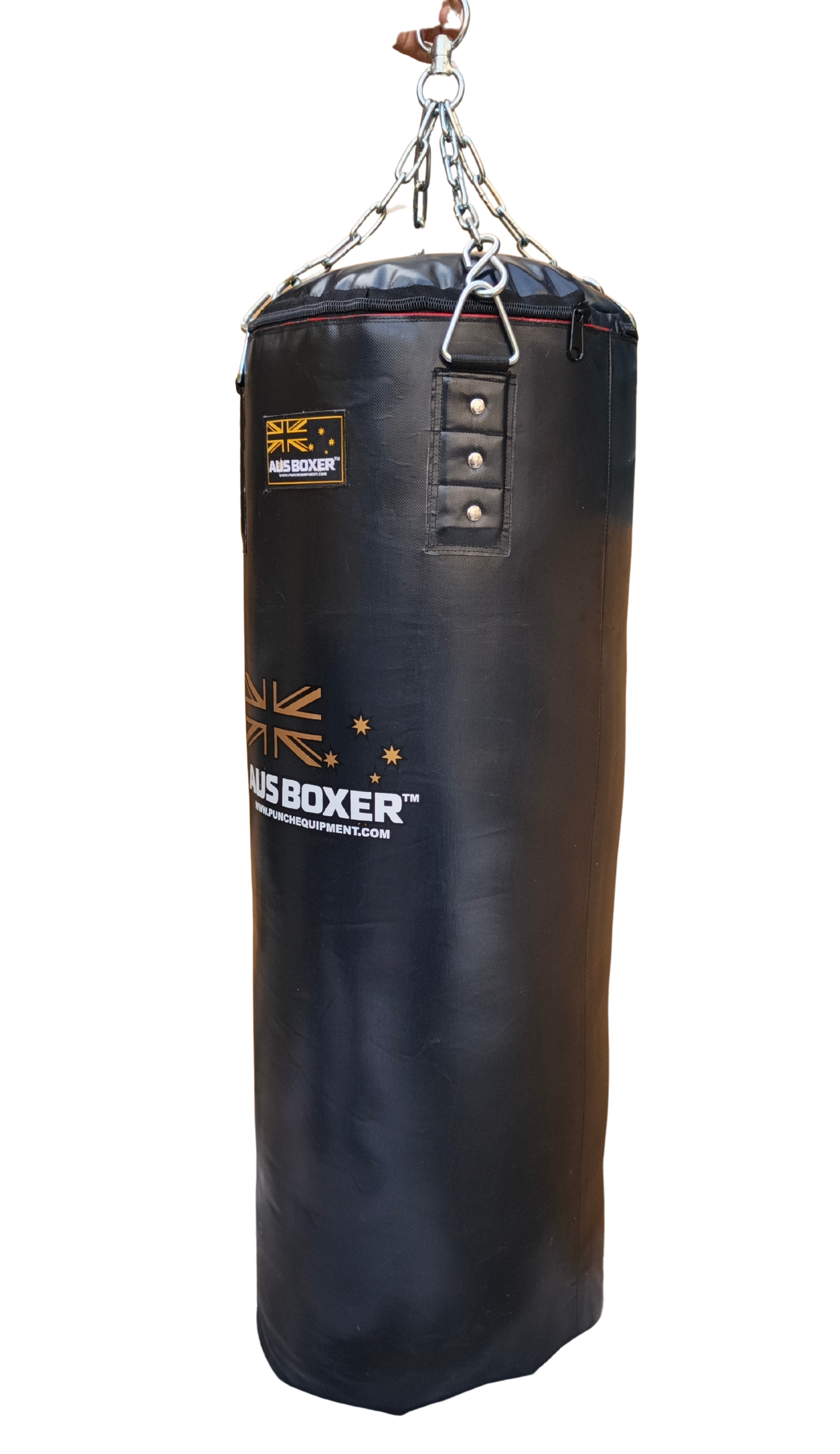 BOXING BAG - Aus Boxer™ - STUBBY - CHAIN - 4FT BLK