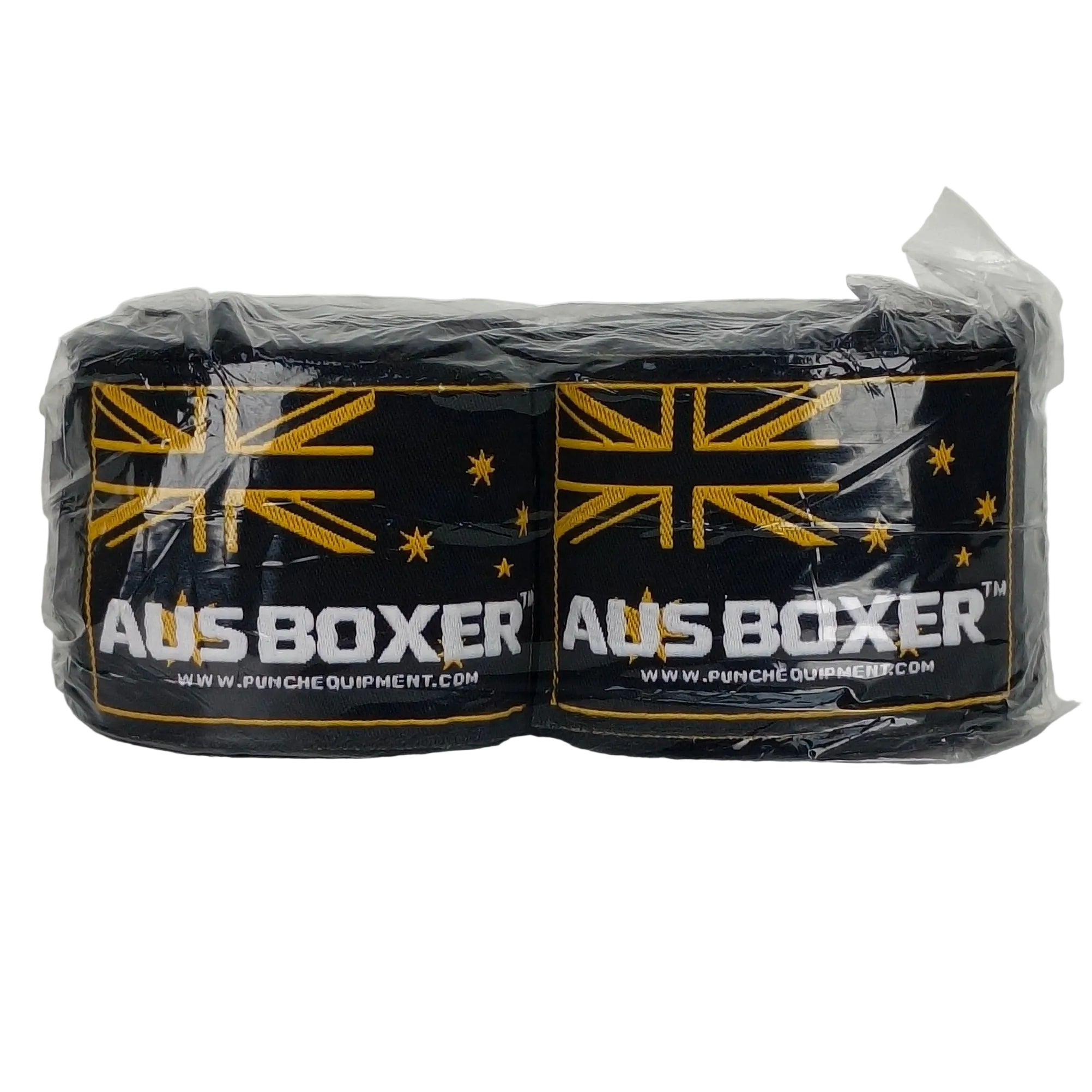 HAND WRAPS - Aus Boxer™ 3m - BLACK - BULK PACK of 10