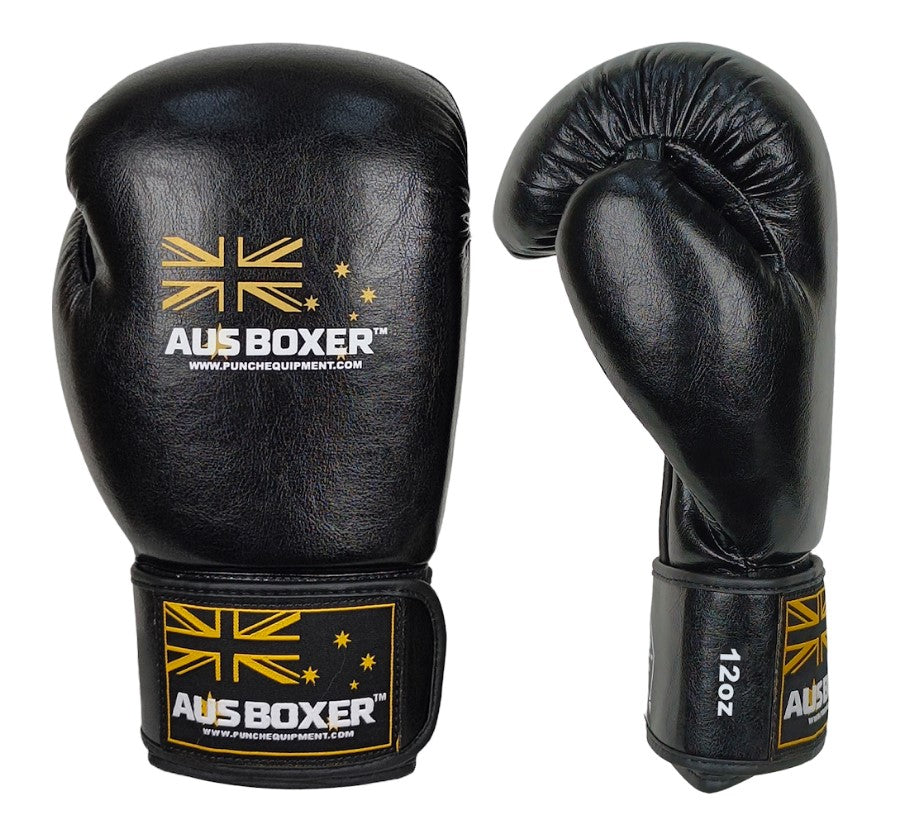 BOXING GLOVE - Aus Boxer™ PRO - 12OZ - BLACK
