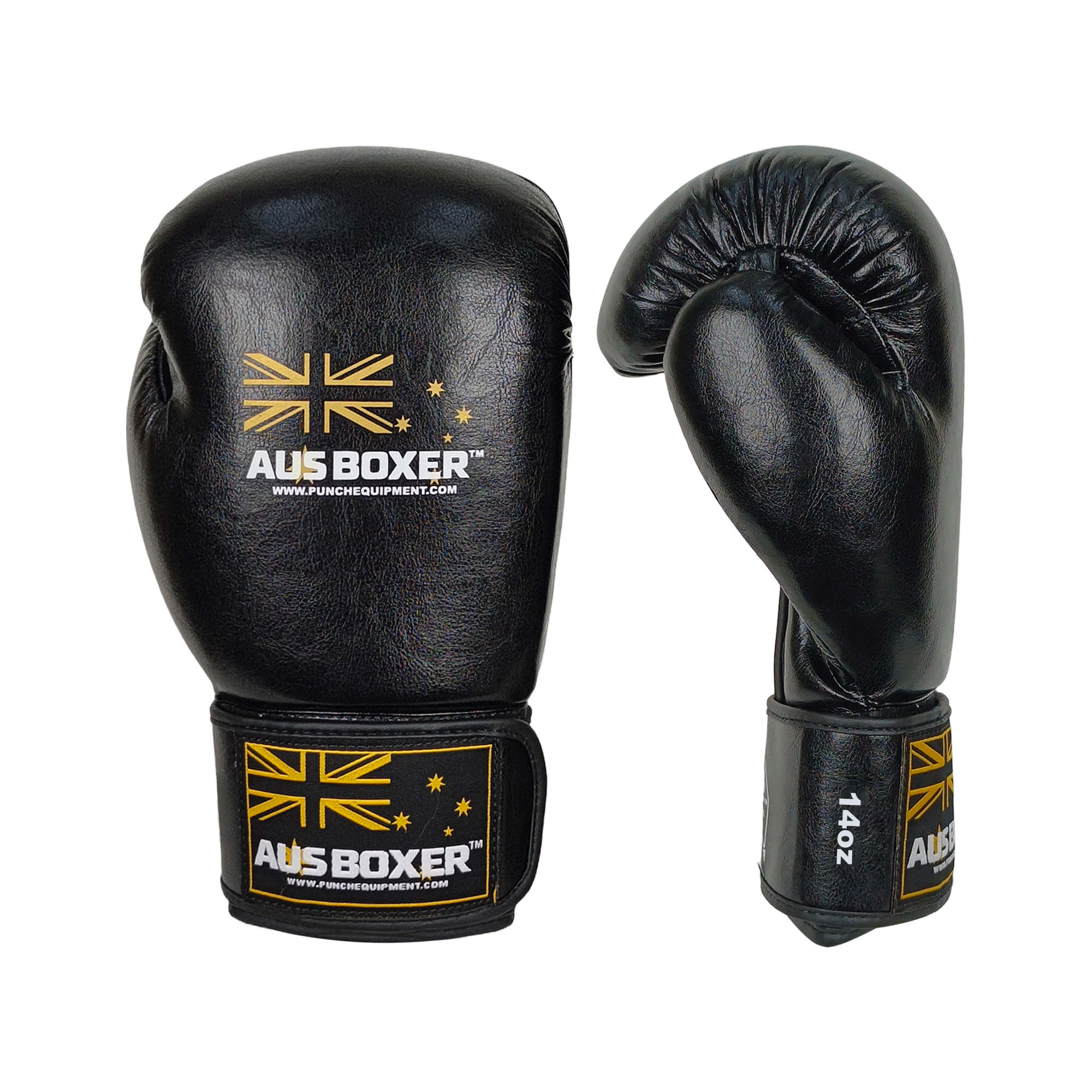 BOXING GLOVE - Aus Boxer™ PRO - 14oz - BLACK