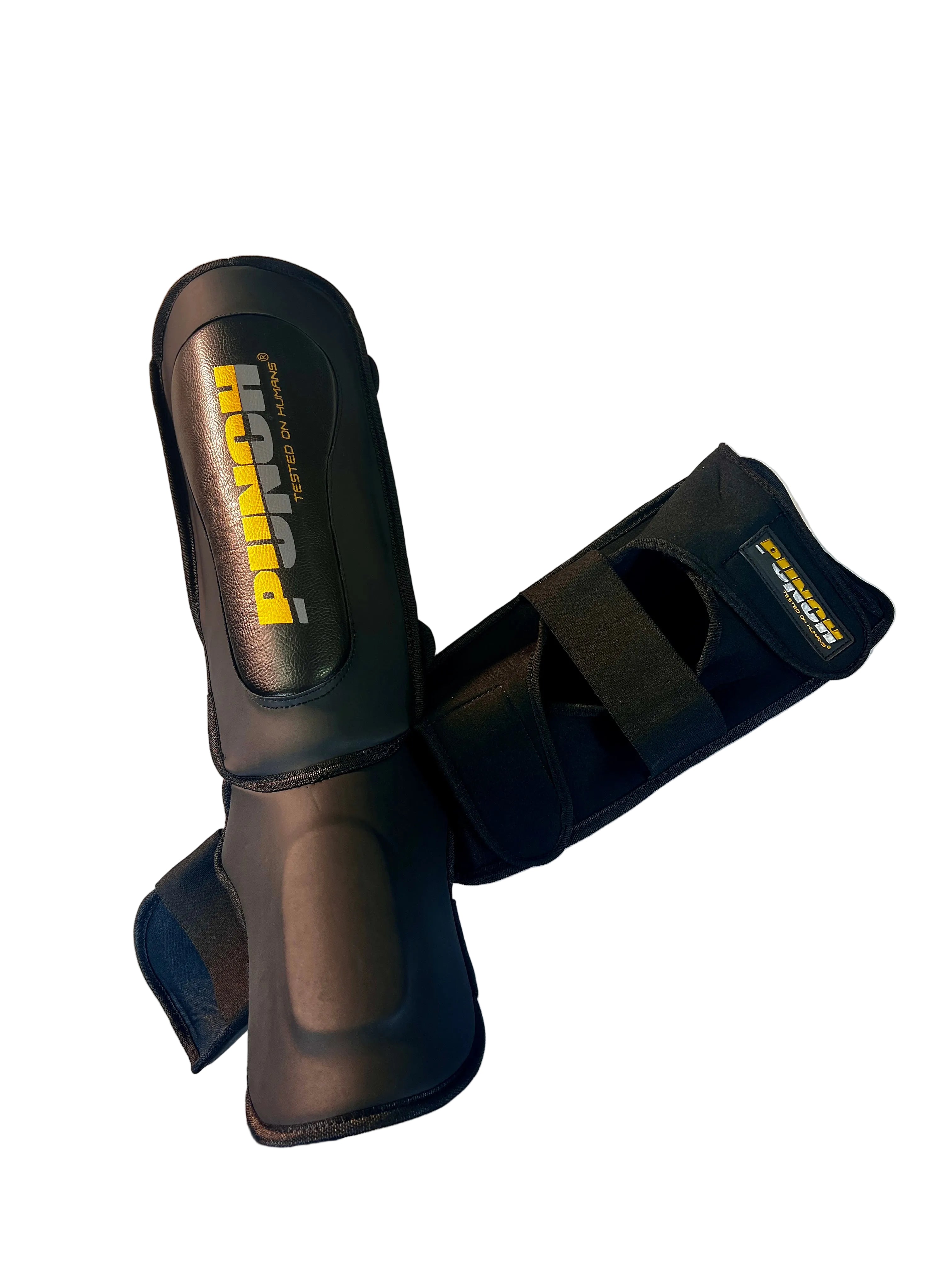 SHIN PADS - Urban™ - MUAY THAI - BLACK