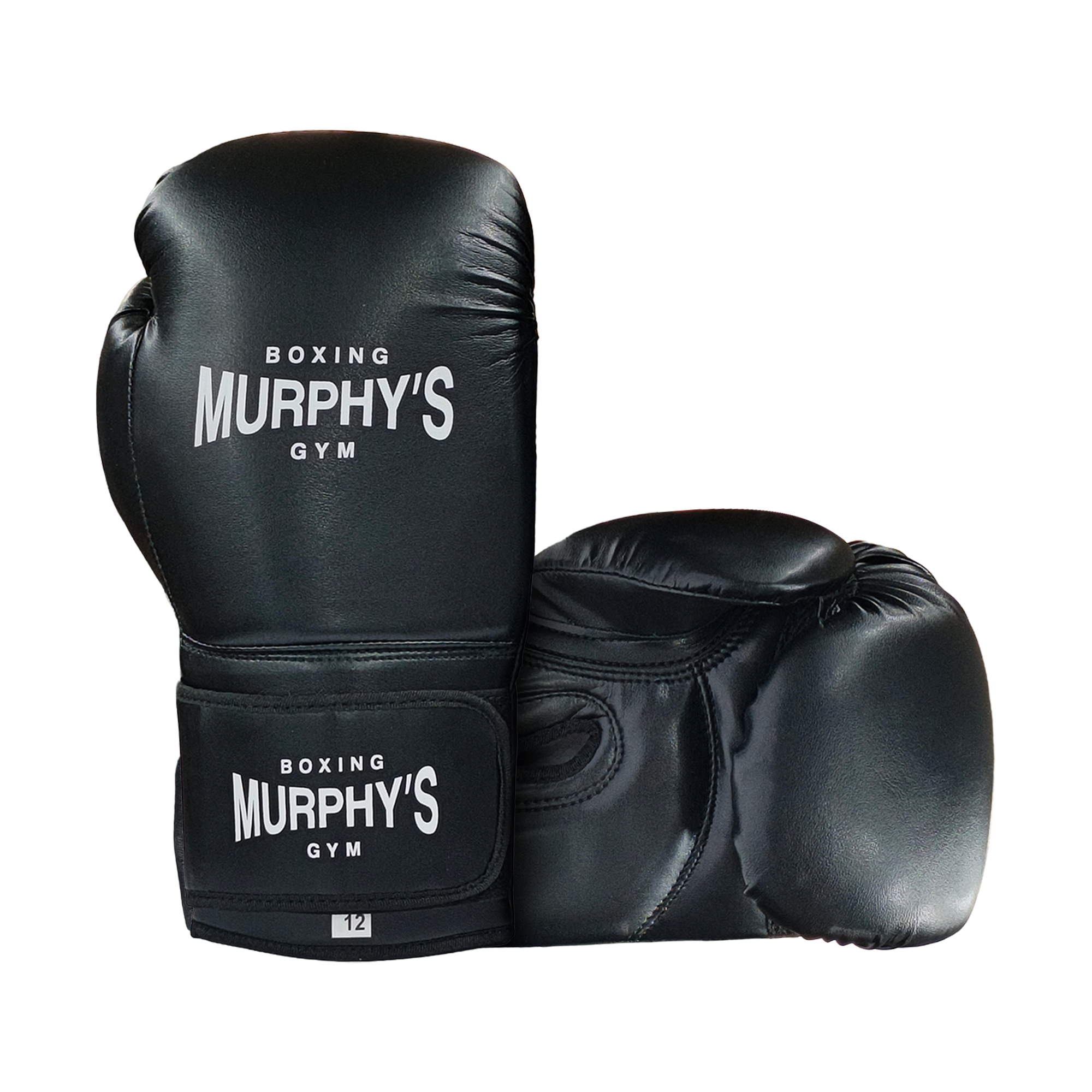 BOXING GLOVES - Custom Logo - BLACK (Ctn of 20 Pairs)