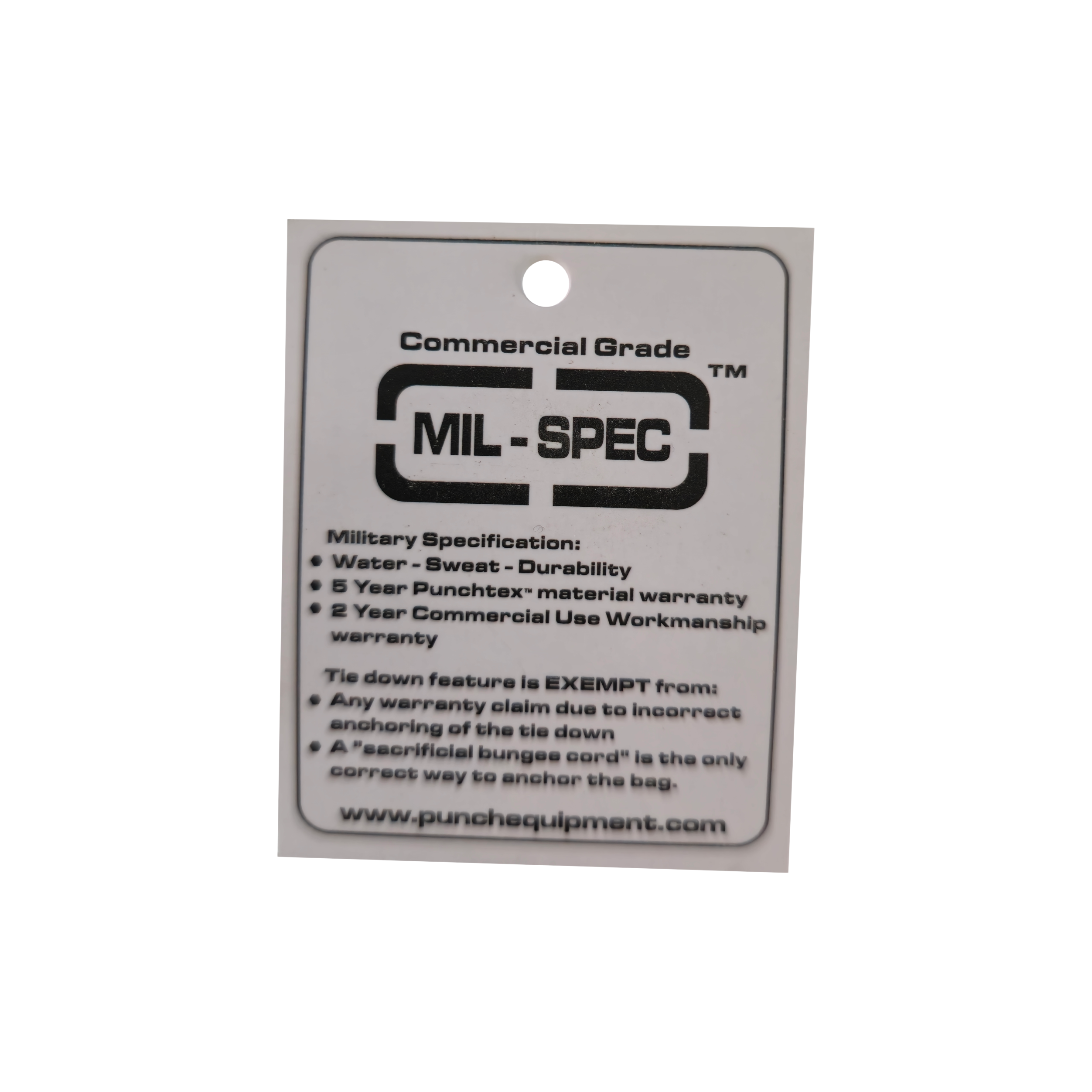 BOXING BAG - Trophy Getters® MIL SPEC® - REFILLABLE - 4FT - BLACK