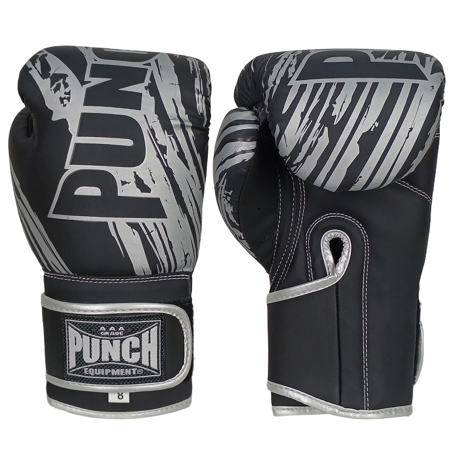 BOXING GLOVES - Youth (8-14yo) - 8oz - MATT BLACK