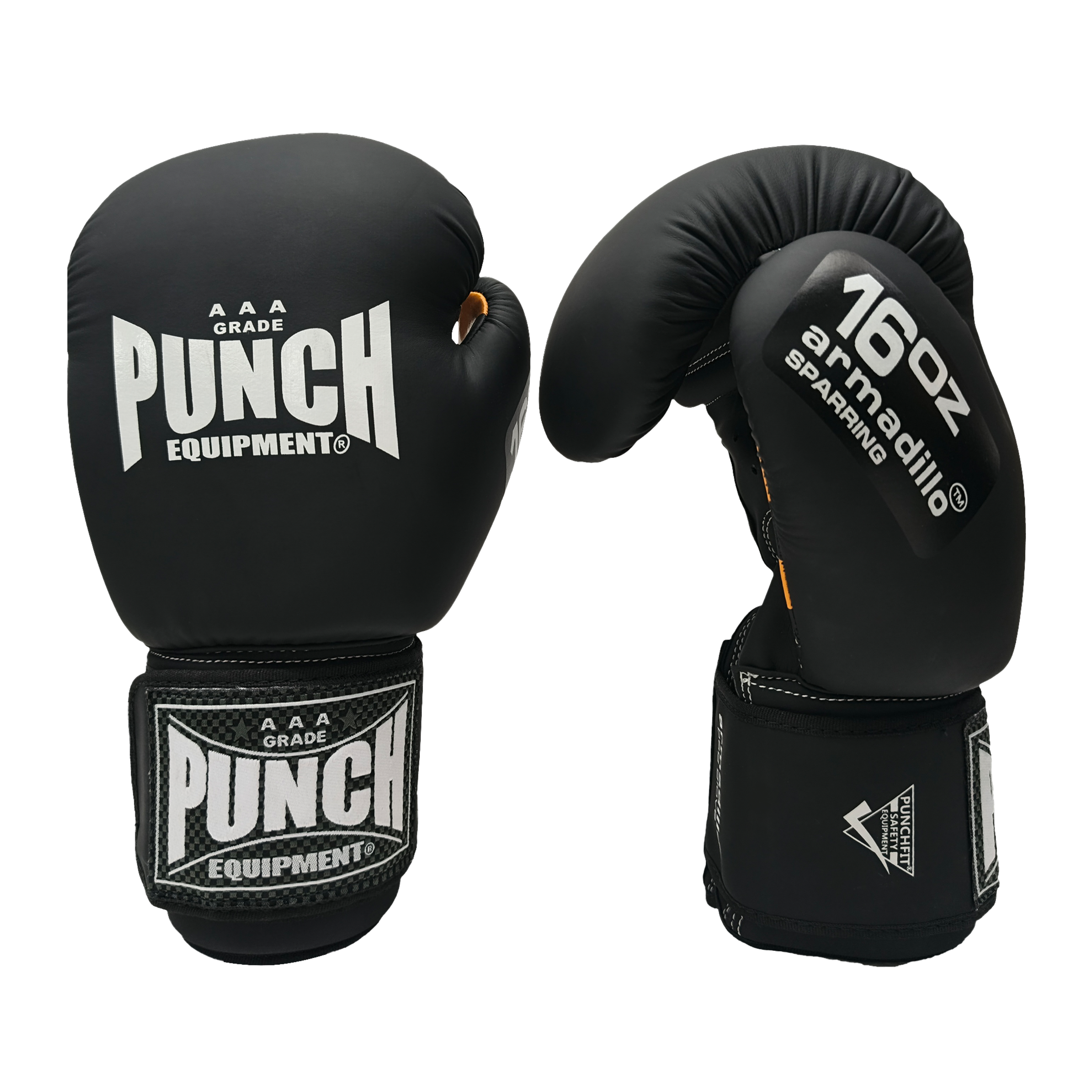 BOXING GLOVES - Armadillo™ Sparring - MATT BLACK - 16oz