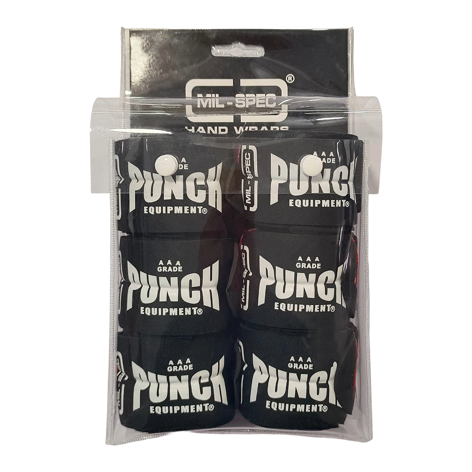 HAND WRAPS - Mil Spec® - 4.5m - 3 SET - BLACK