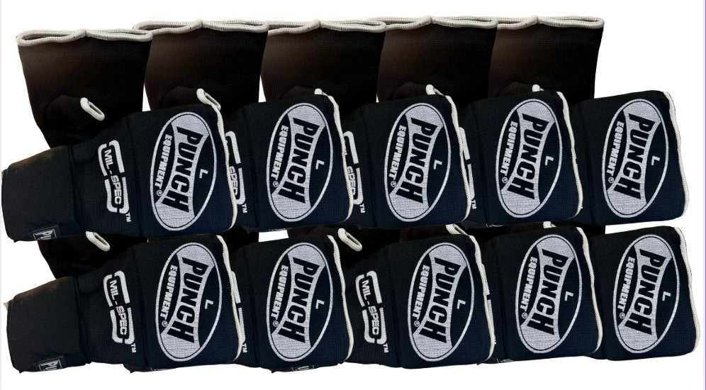 QUICK WRAPS - Mil Spec® BULK PACK 10 pairs - BLACK - LARGE
