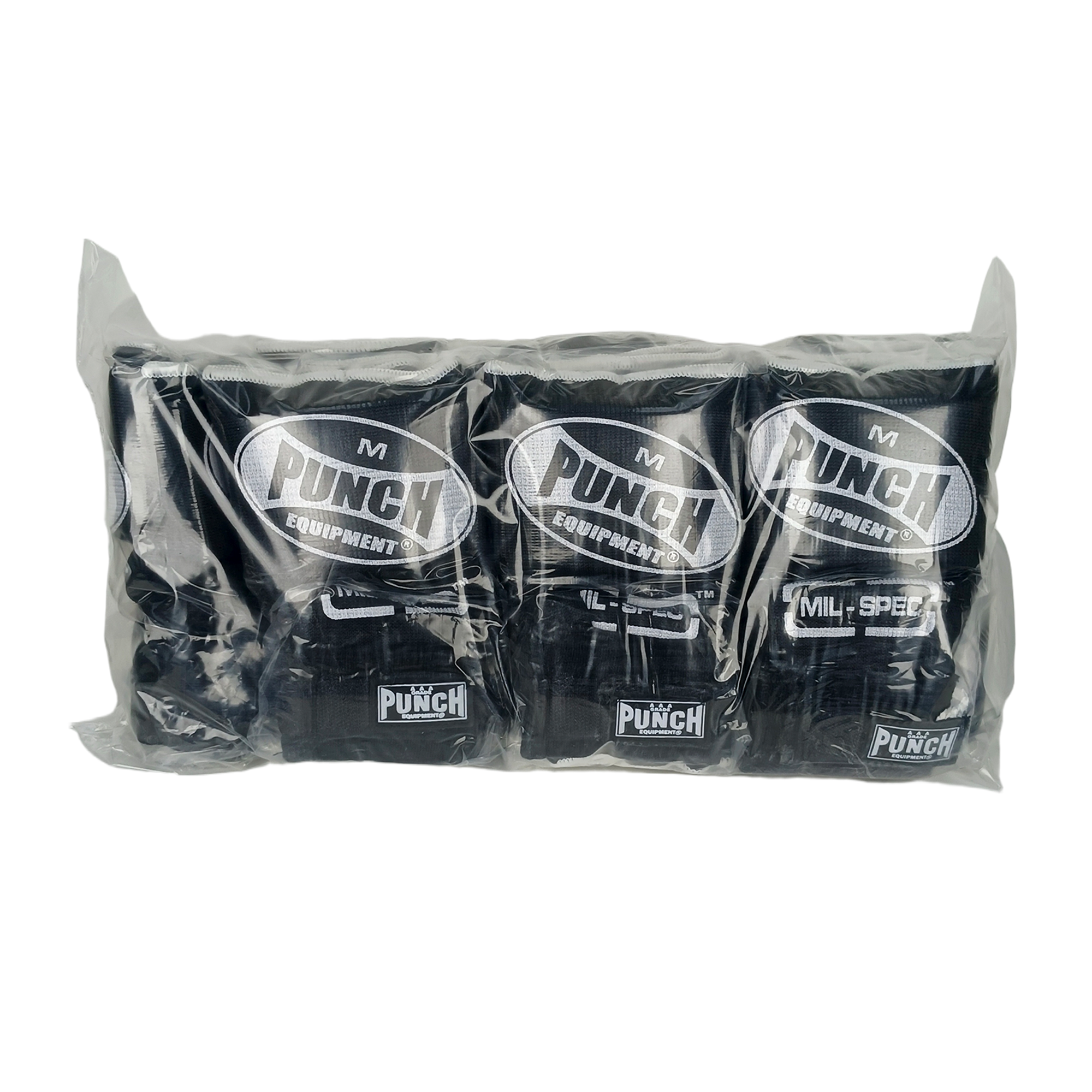 QUICK WRAPS - Mil Spec® BULK PACK 10 pairs - BLACK - MEDIUM