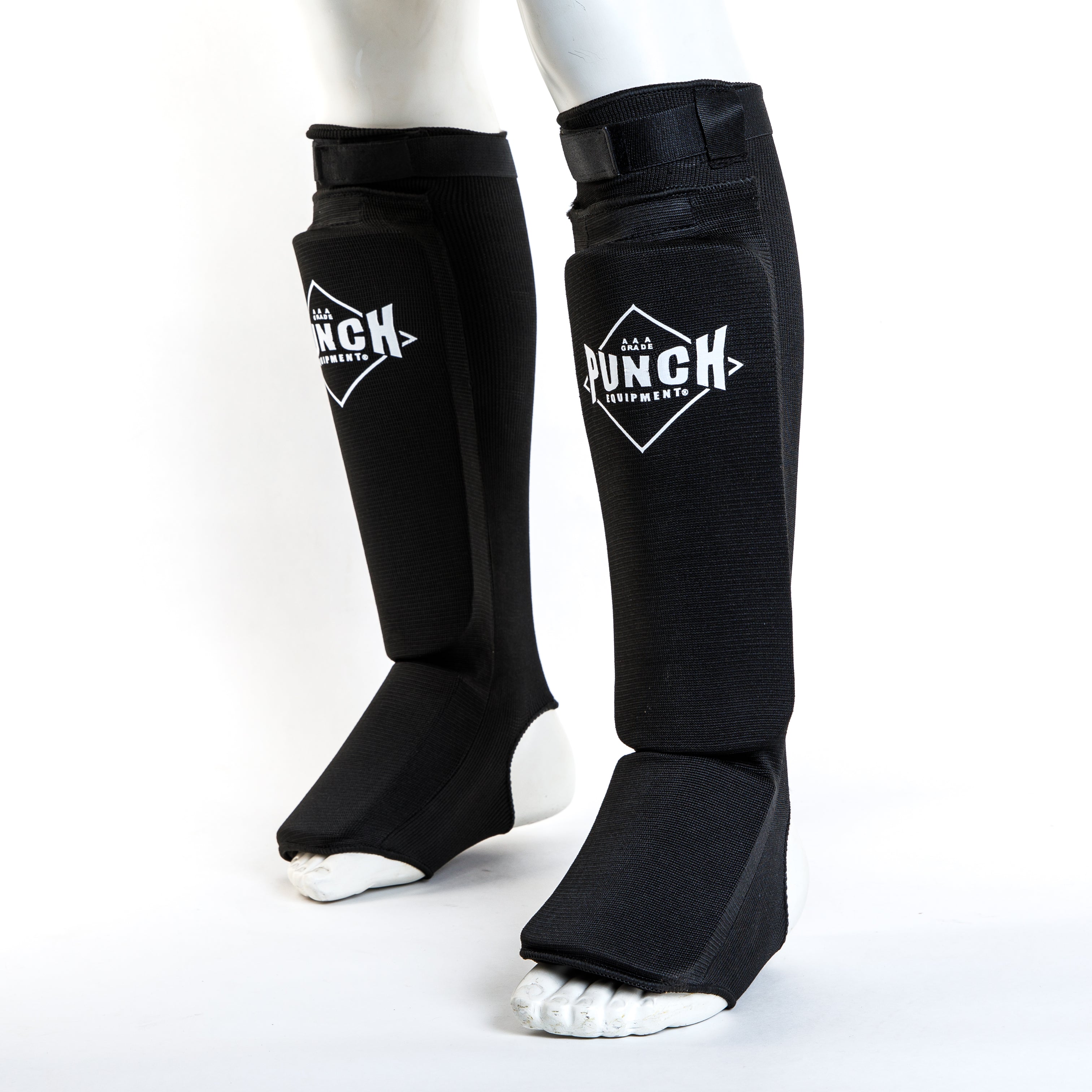 Black Diamond Cotton Slip On Shin Guards Online – Punch Equipment® - Main Image