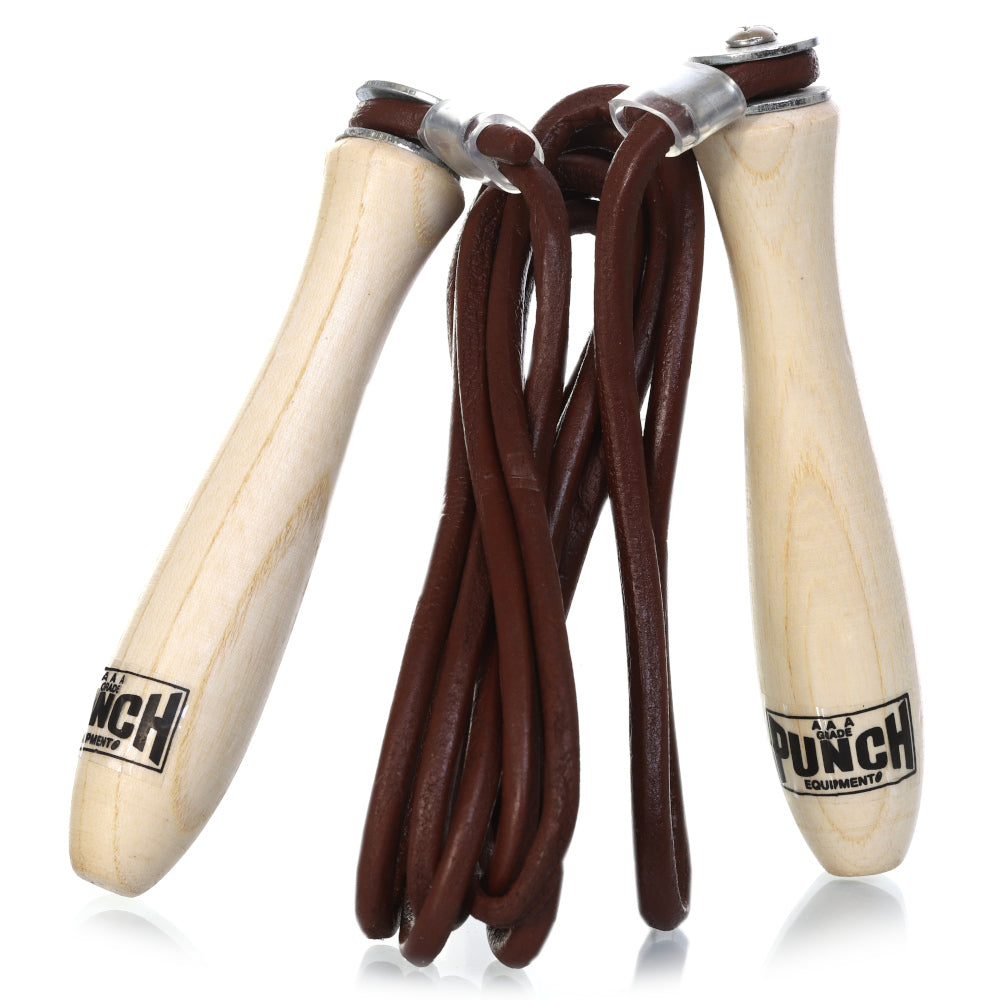 SKIPPING ROPE - Leather - Professional - 9Ft (8511873712424)