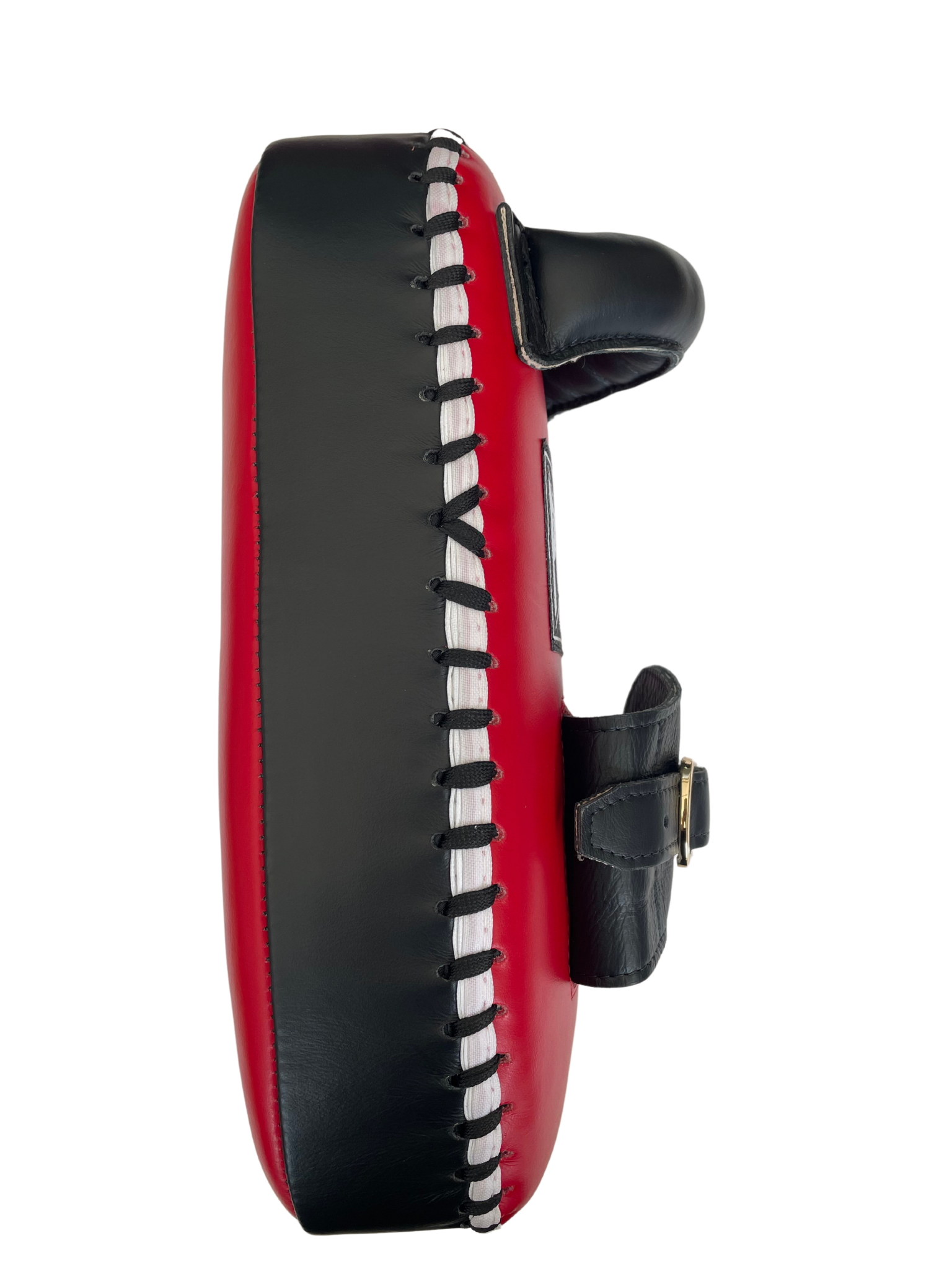 THAI PAD - Siam™ - LEATHER- SINGLE STRAP BUCKLE - RED/WHITE