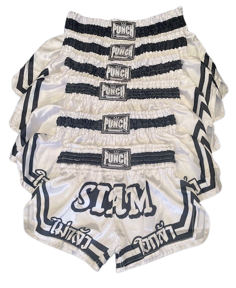 THAI SHORTS - Siam™ - WHITE/BLACK