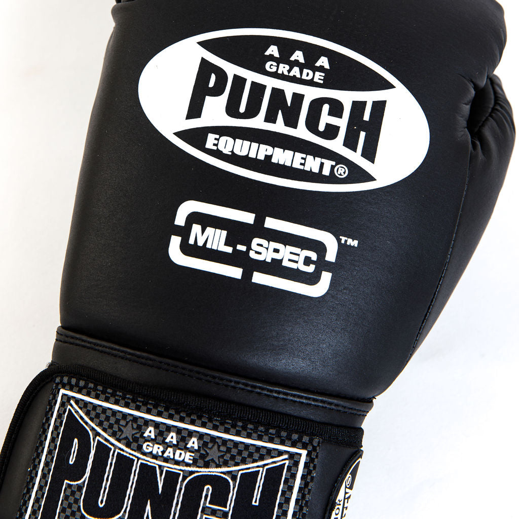 BOXING GLOVES - Trophy Getters® MIL SPEC® - MATT BLACK
