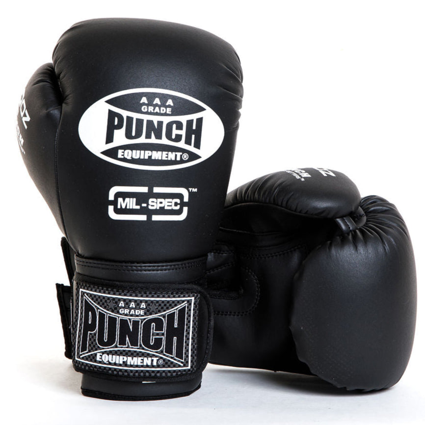 BOXING GLOVES - Trophy Getters® MIL SPEC® - MATT BLACK