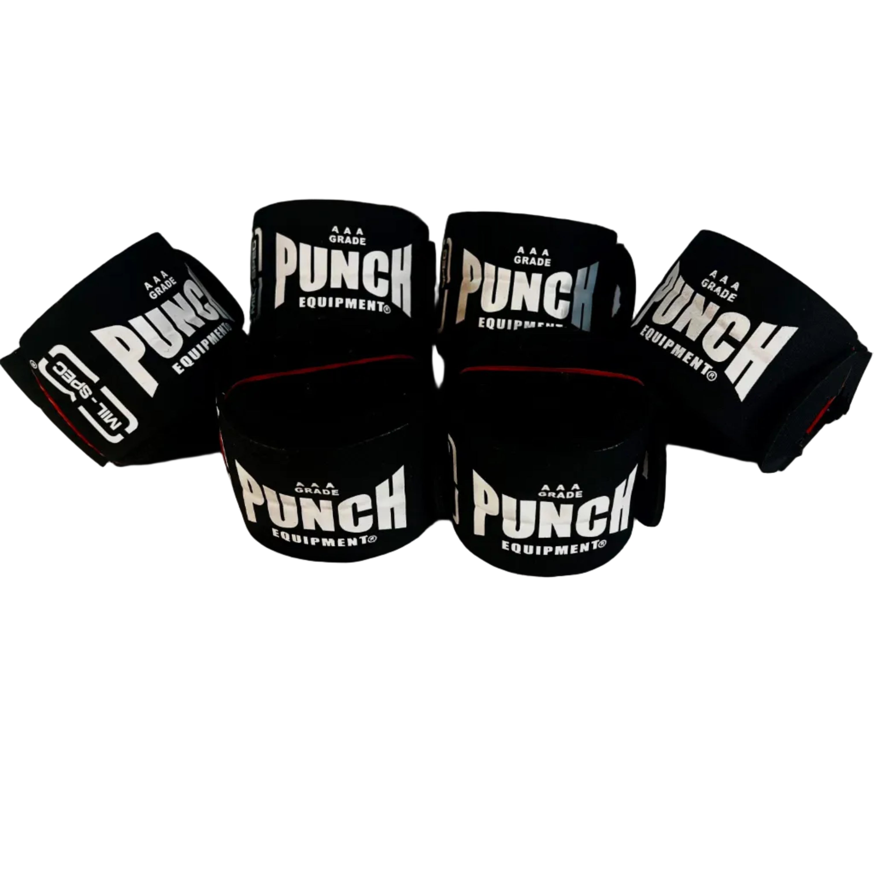 HAND WRAPS - Mil Spec® - 4.5m - 3 SET - BLACK