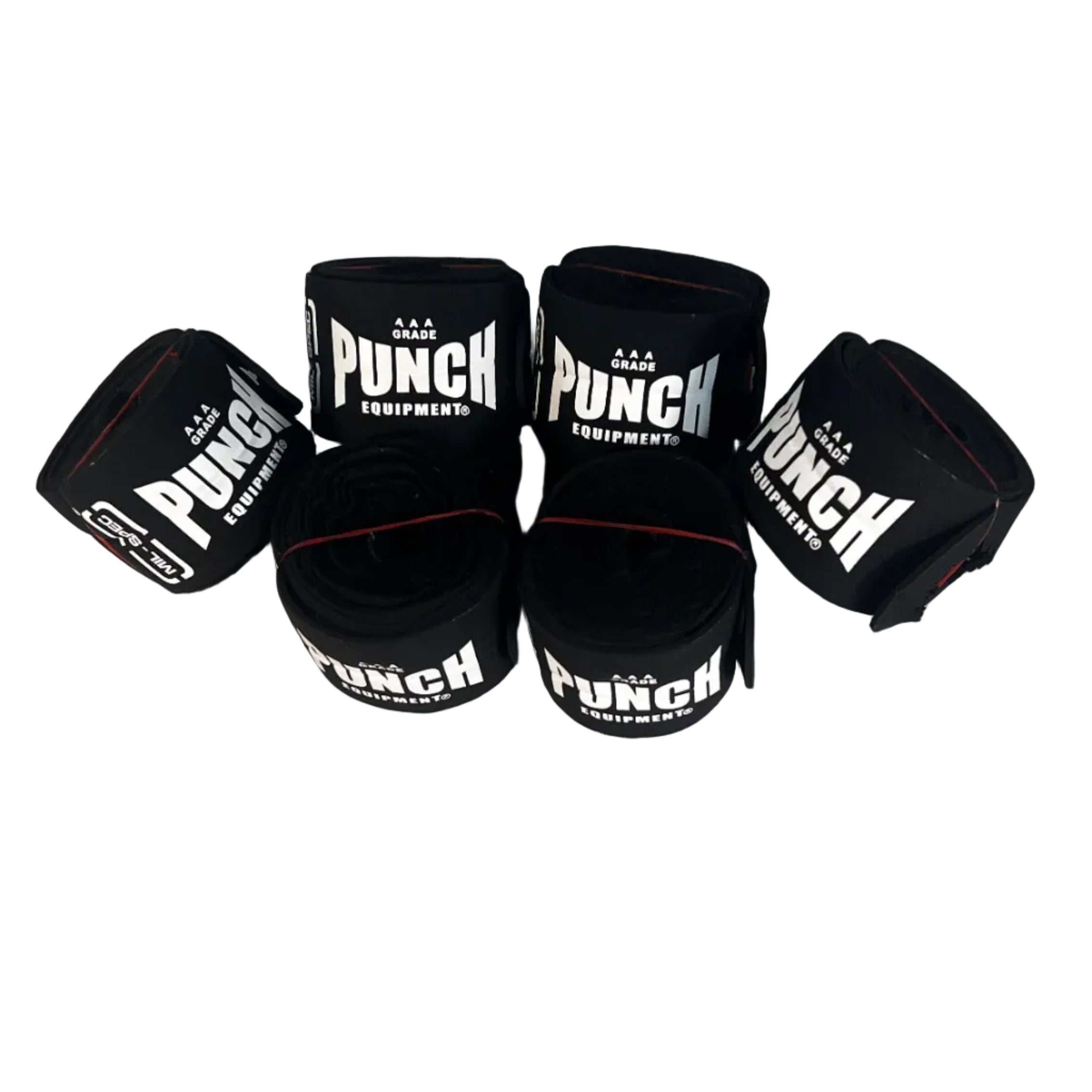 HAND WRAPS - Mil Spec® - 4.5m - 3 SET - BLACK
