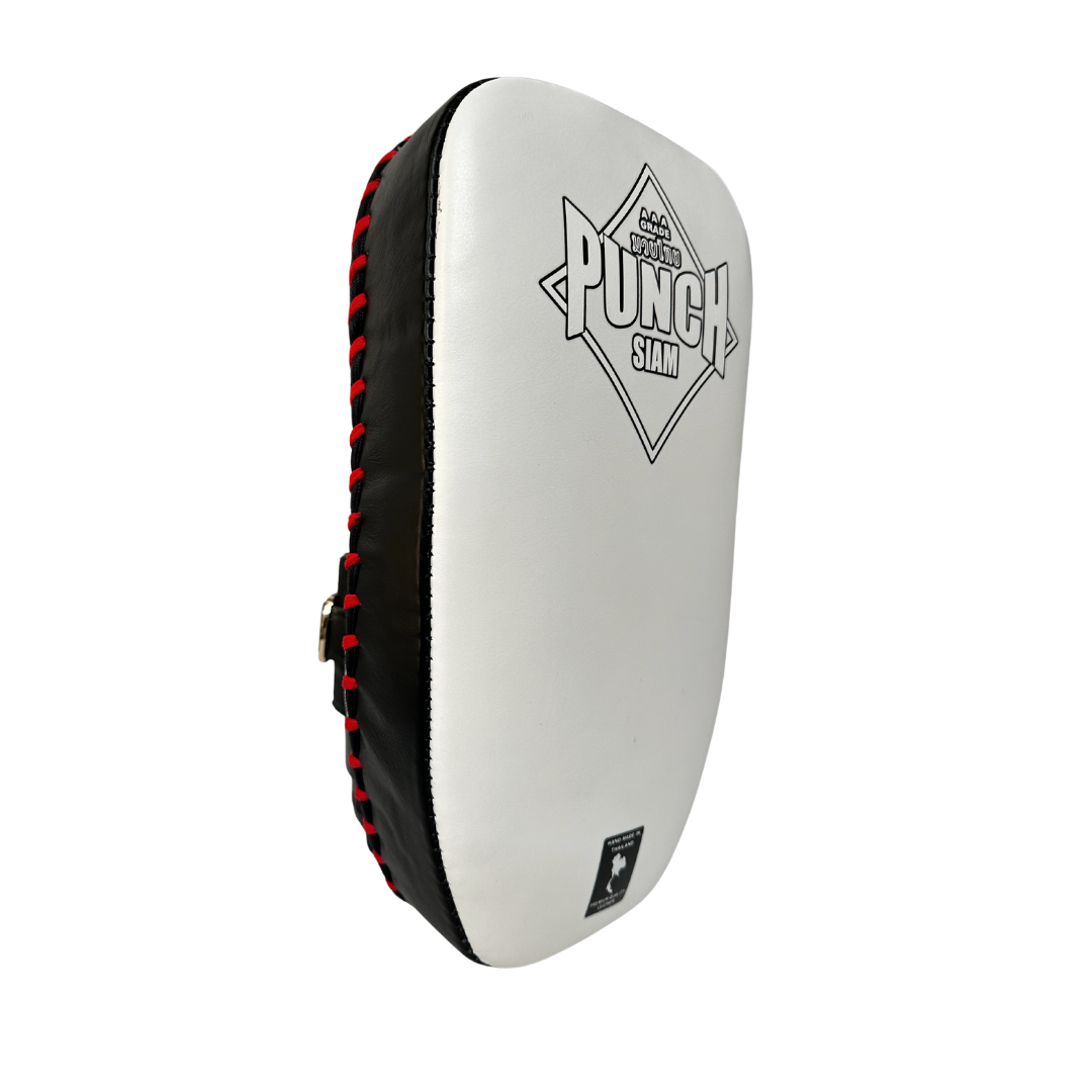 THAI PAD - Siam™ - LEATHER- SINGLE STRAP BUCKLE - WHITE