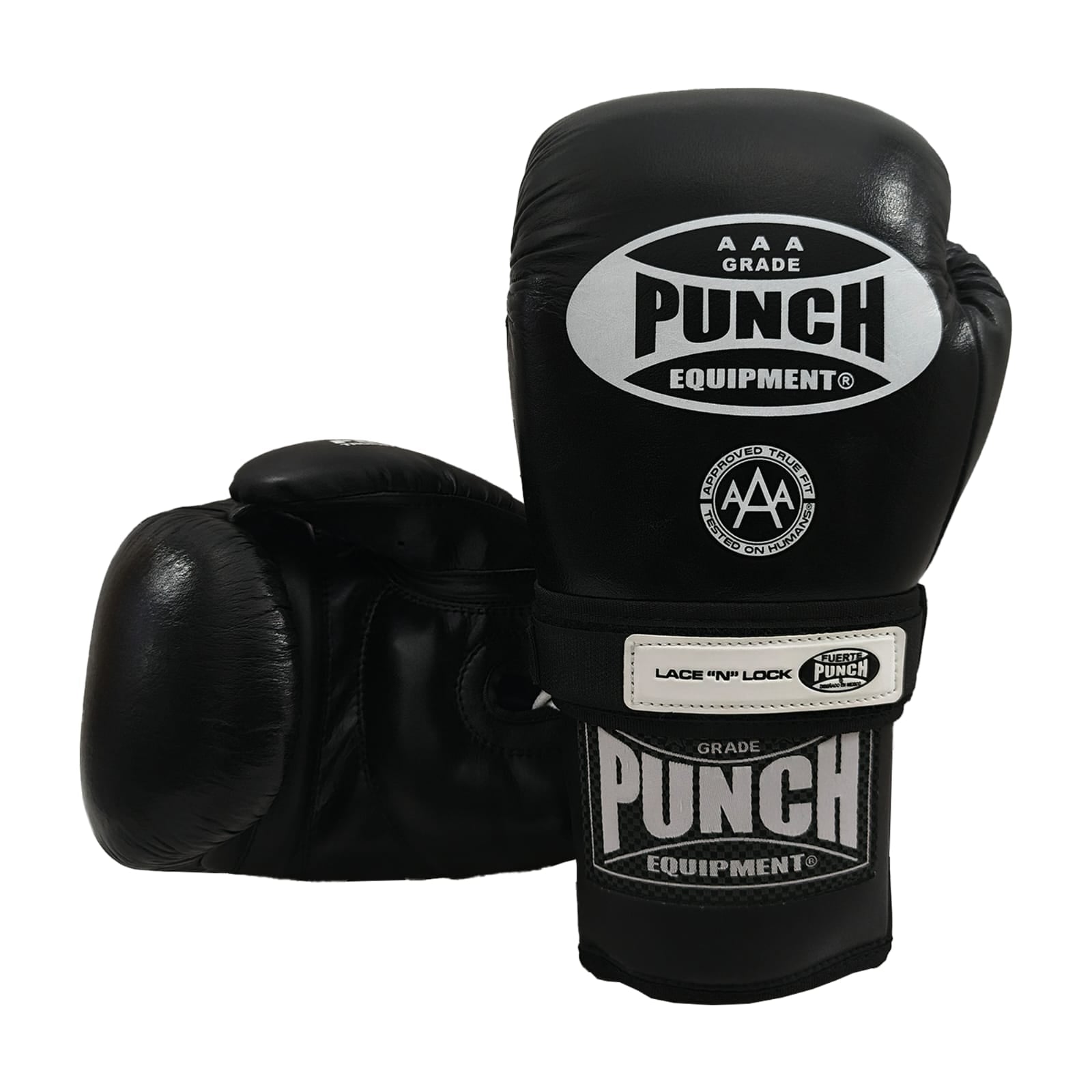 BOXING GLOVES - Trophy Getters® - LACE & LOCK - BLACK