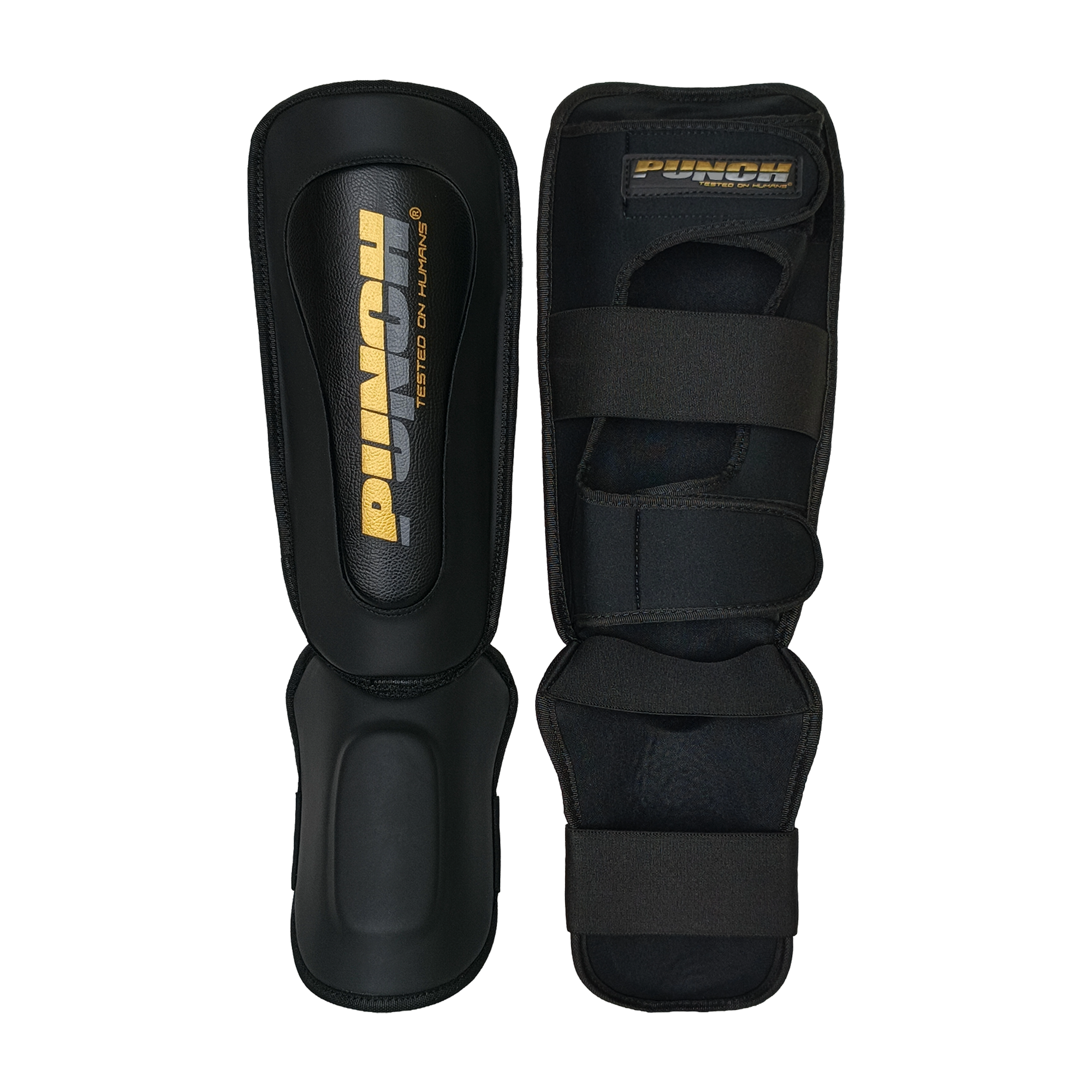 SHIN PADS - Urban™ - MUAY THAI - BLACK