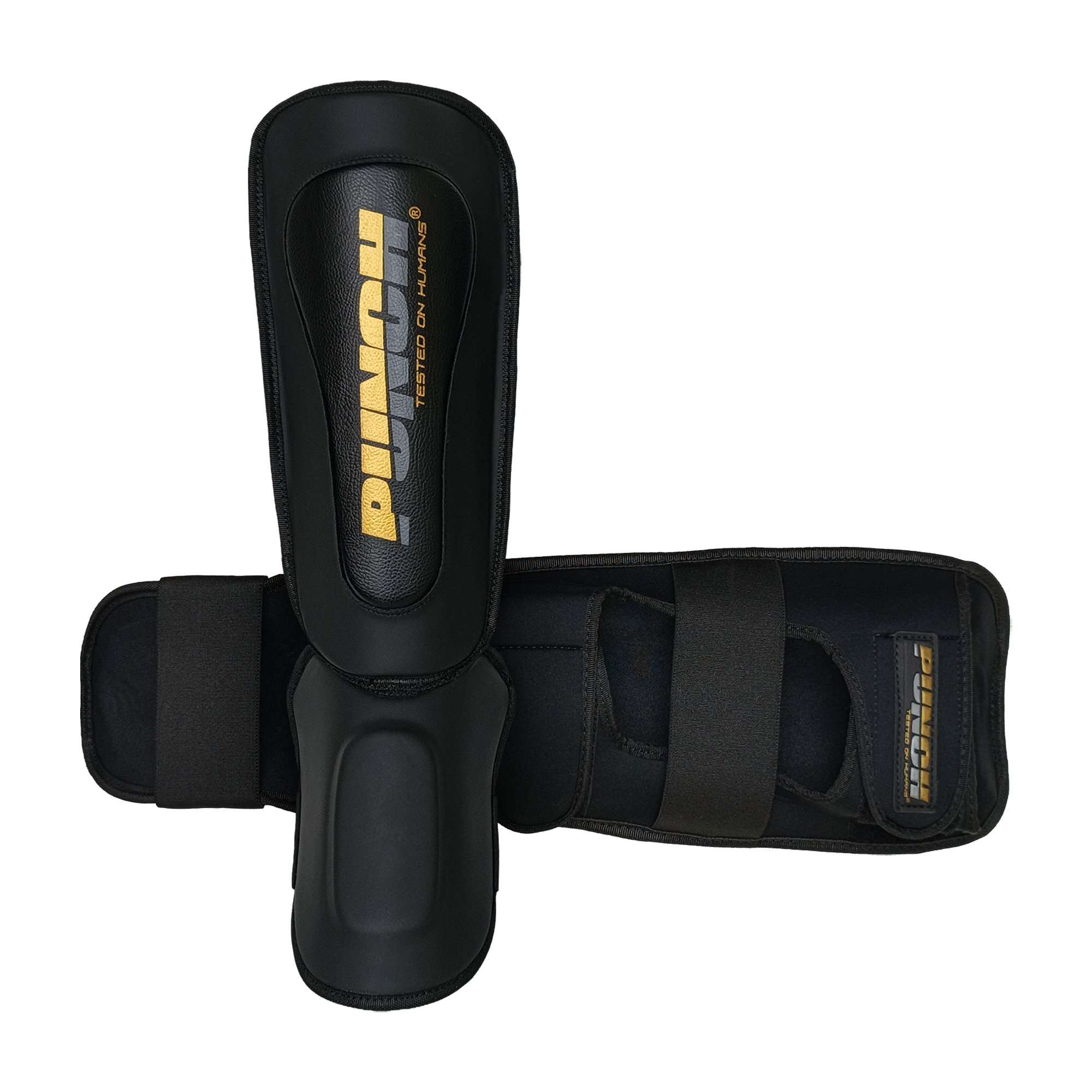 SHIN PADS - Urban™ - MUAY THAI - BLACK