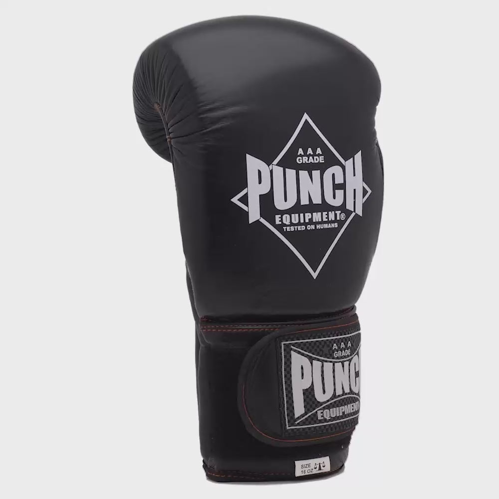 BOXING GLOVES - Black Diamond™ LEATHER - 16oz