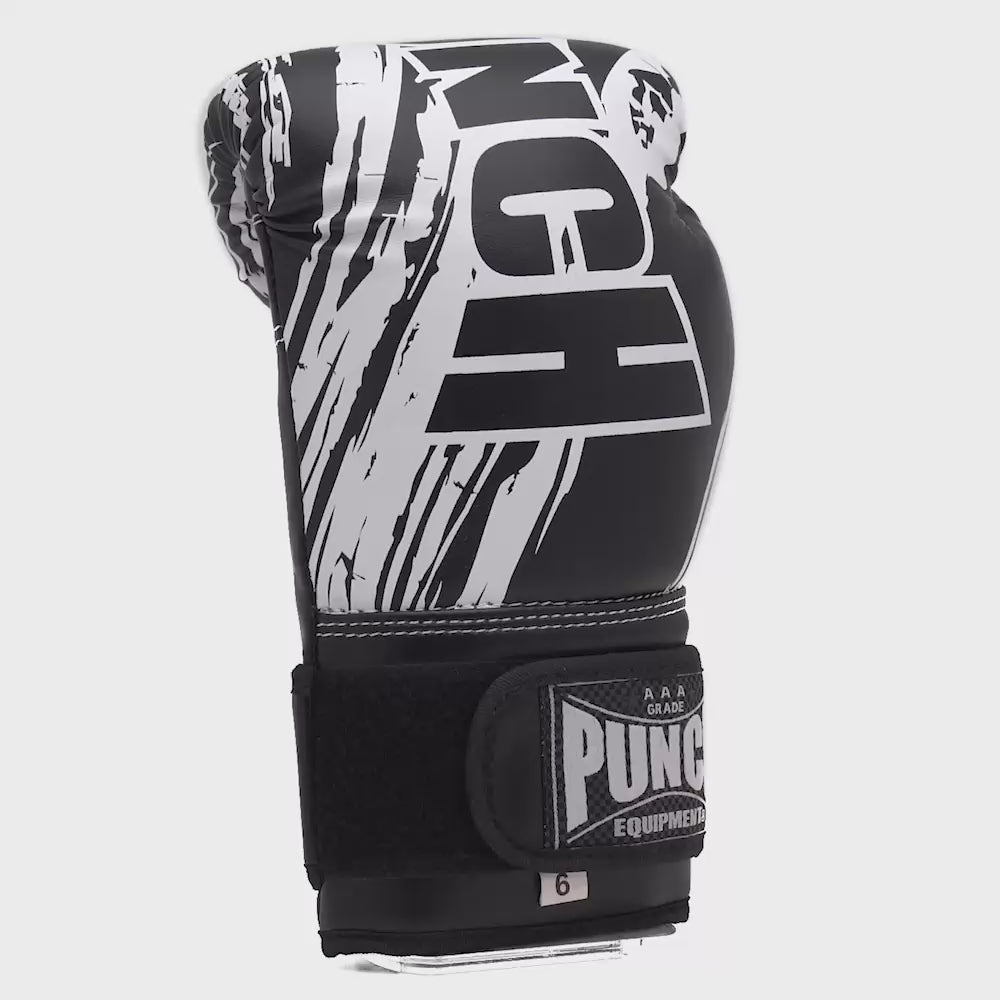 BOXING GLOVES - Youth (8-14yo) - 8oz - BLACK