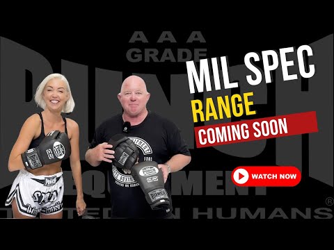 BOXING GLOVES - Trophy Getters® MIL SPEC® - MATT BLACK