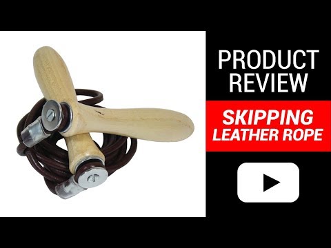 SKIPPING ROPE - Leather - Professional - 9FT