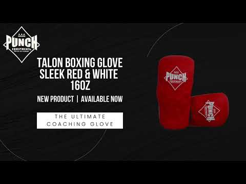 BOXING GLOVE/PAD HYBRID - Talon™ - 16oz - RED/BLACK