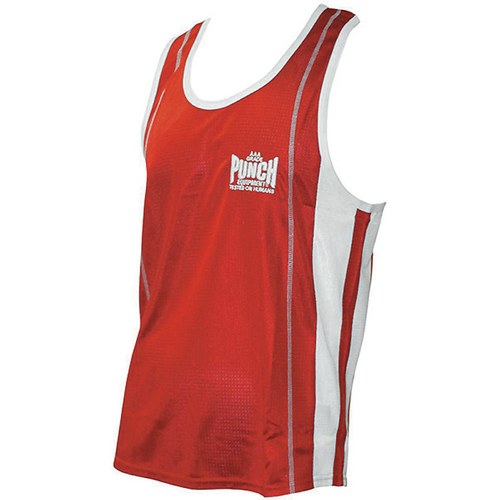 punch red singlet