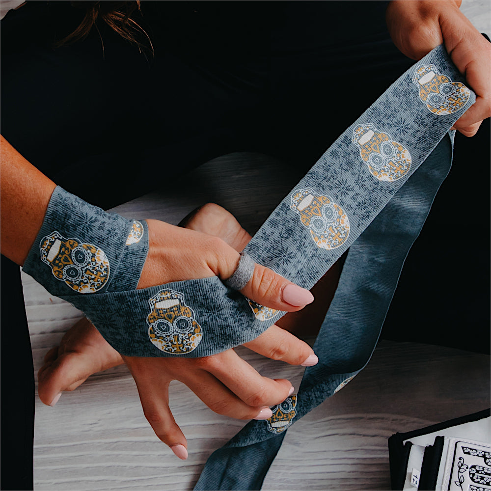 womens hand wraps skulls (8533115240744)